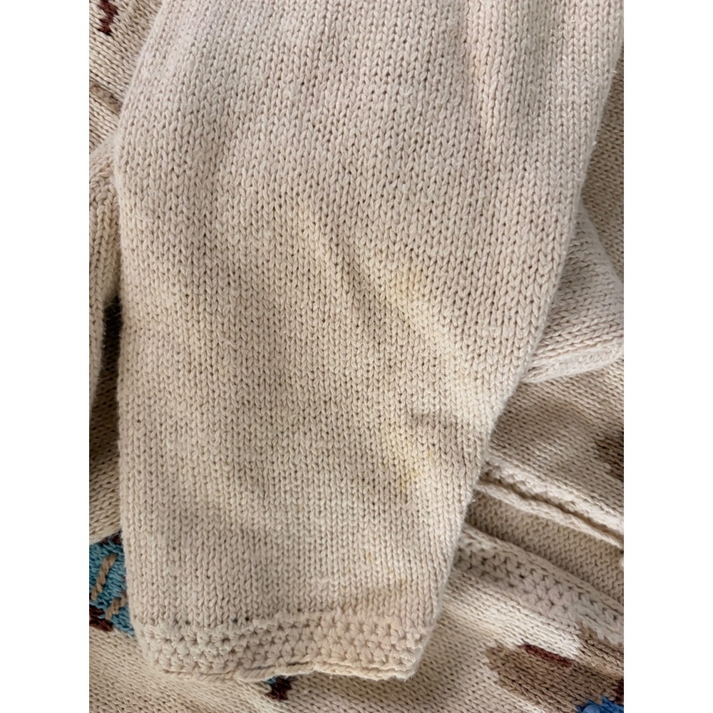 Vintage Orvis Birdhouse Garden Embroidered Cardigan Sweater - Picture 6 of 7